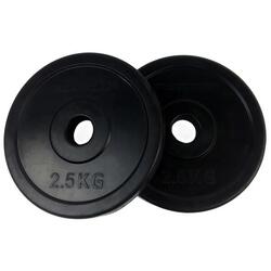 Halterschijven - Halter gewichten - 30mm - Rubber