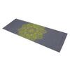 PVC Yogamat - Fitnessmat 4mm dik - Antraciet met print