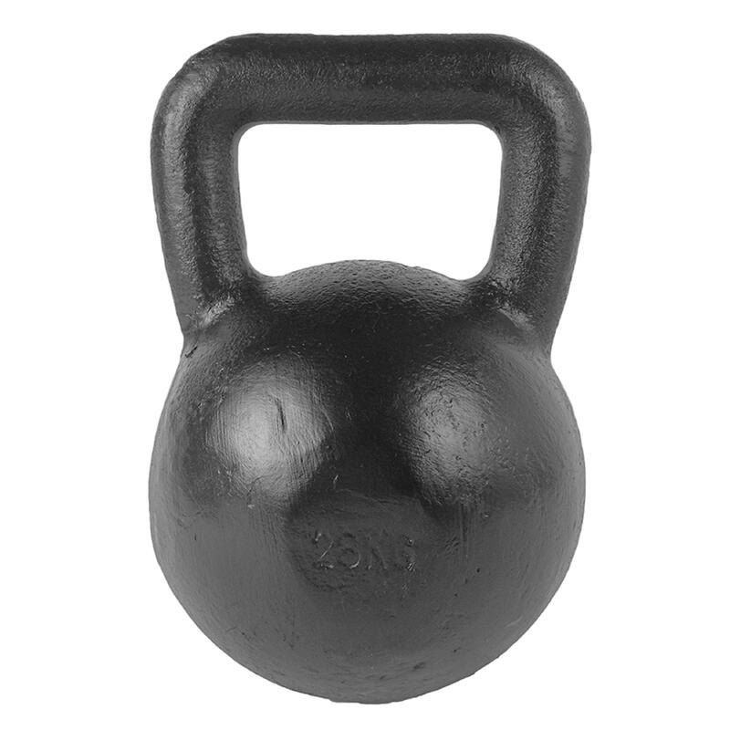 Tunturi kettlebell en fonte avec fond en caoutchouc 28 kg