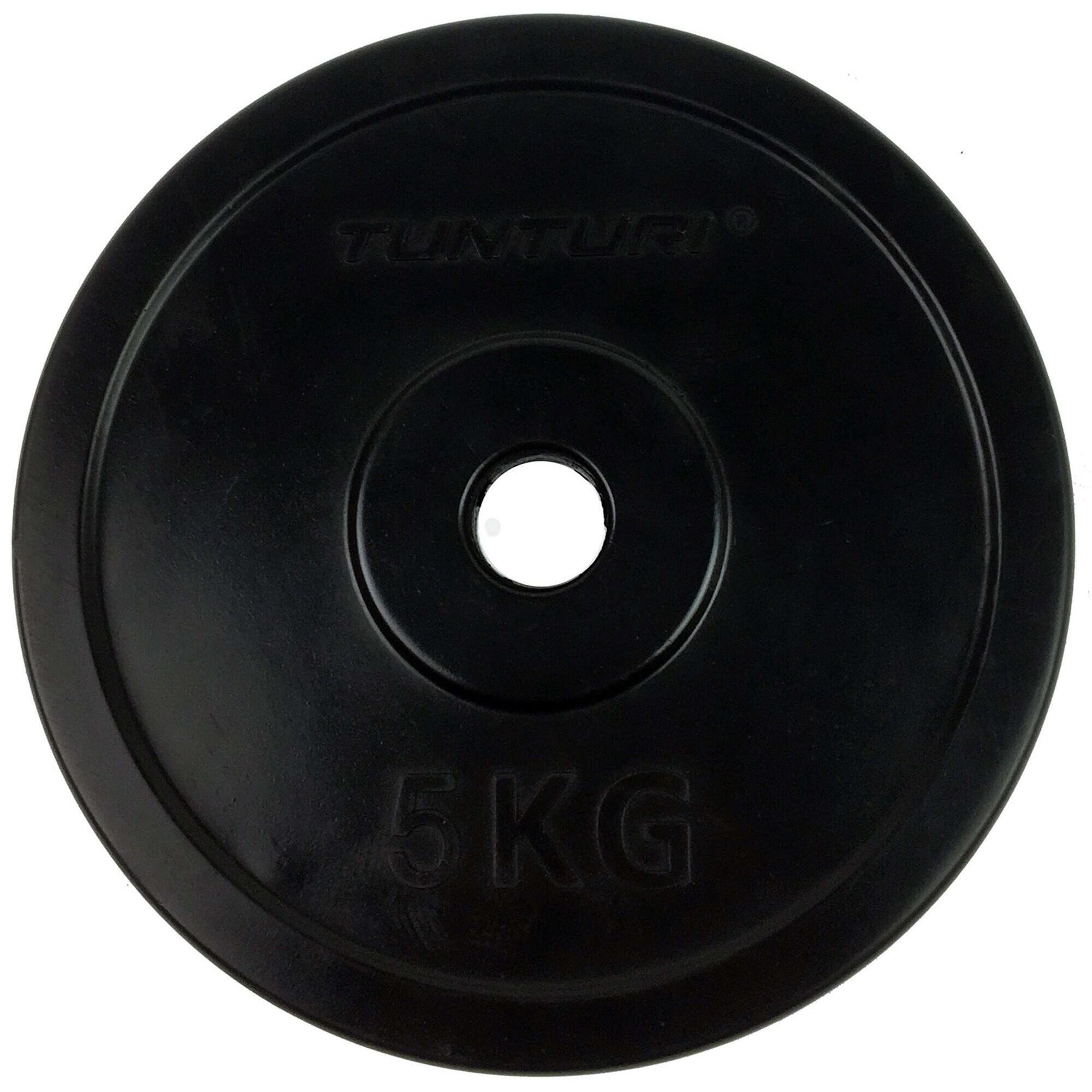 Tunturi Disco gommato da 5 kg 30 mm