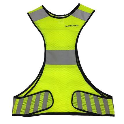 Veste running sécurité réflechissante X-shape M jaune fluo