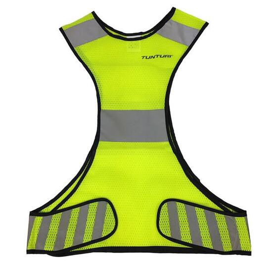 Veste running sécurité réflechissante X-shape M jaune fluo