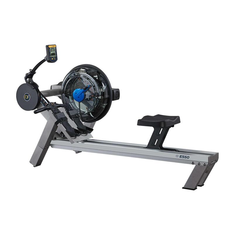 Fluid Rower Evolution E550 Side Tank Silver Bronze Rameur de l'eau