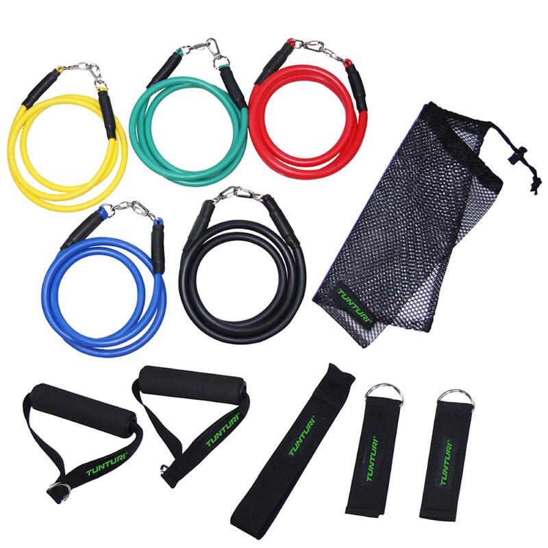 Tunturi Multifunktionales Widerstandsbänder Set - Resistance Band Set Mixed