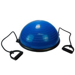 Disque d'équilibre fitness avec câbles bleu
