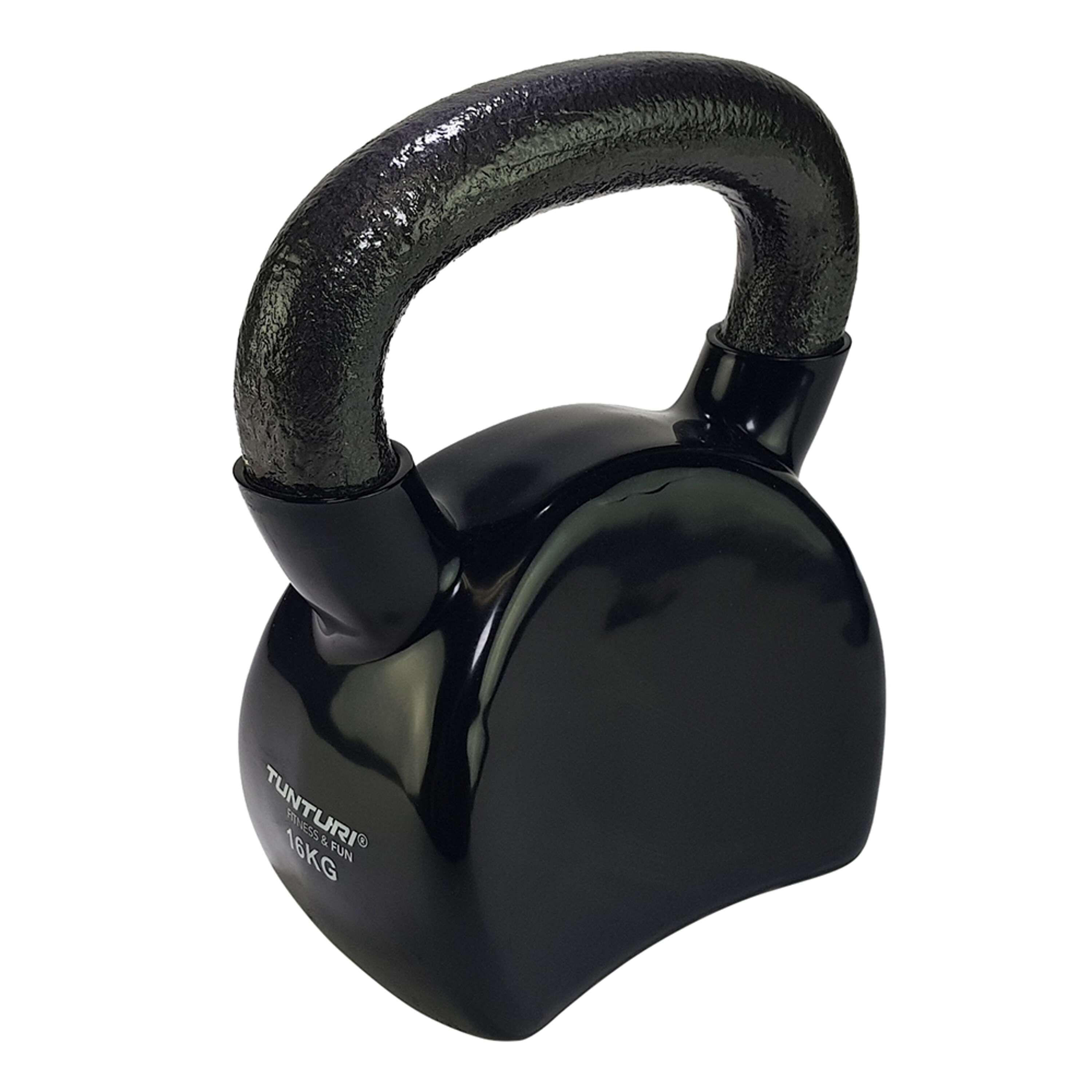 Kettlebell in vinile fuso da 16 kg