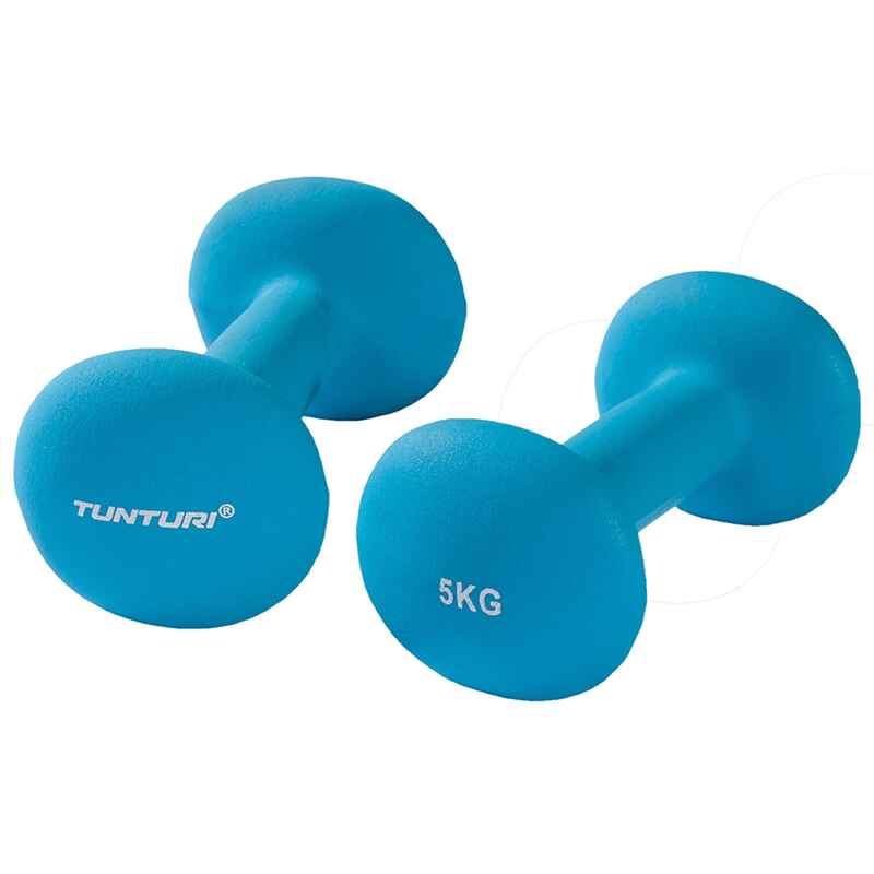 2er Set Kurzhantelset - Fitnessset - bunte Kurzhanteln mit Neopren