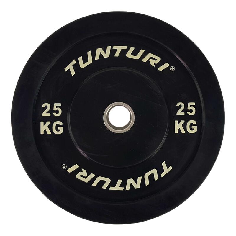 Disques d'haltères Tunturi Bumper Plate 50 mm 25 kg