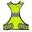 Veste running sécurité réflechissante  X-shape L jaune fluo