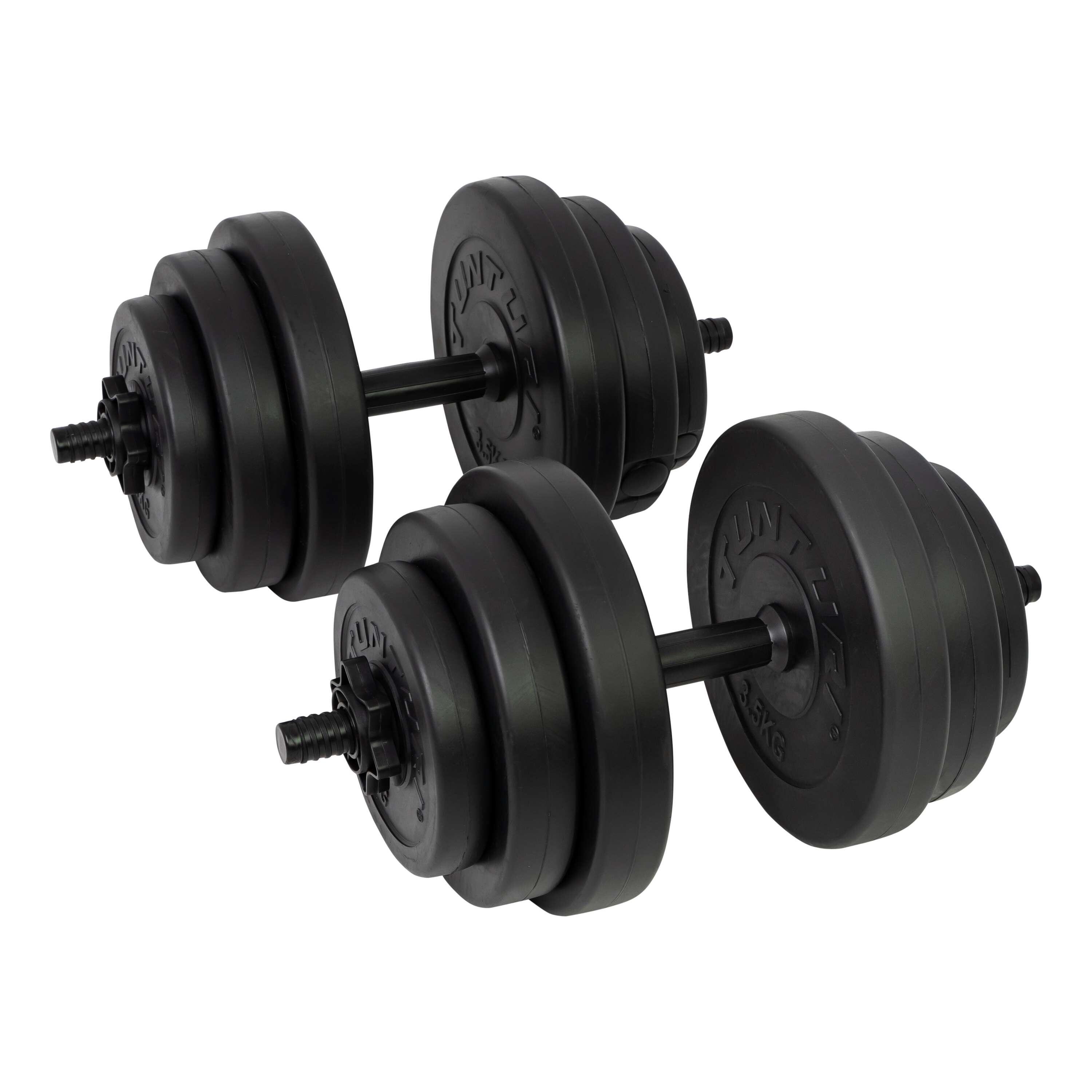 Vinyl dumbbell set Tunturi 28 kg