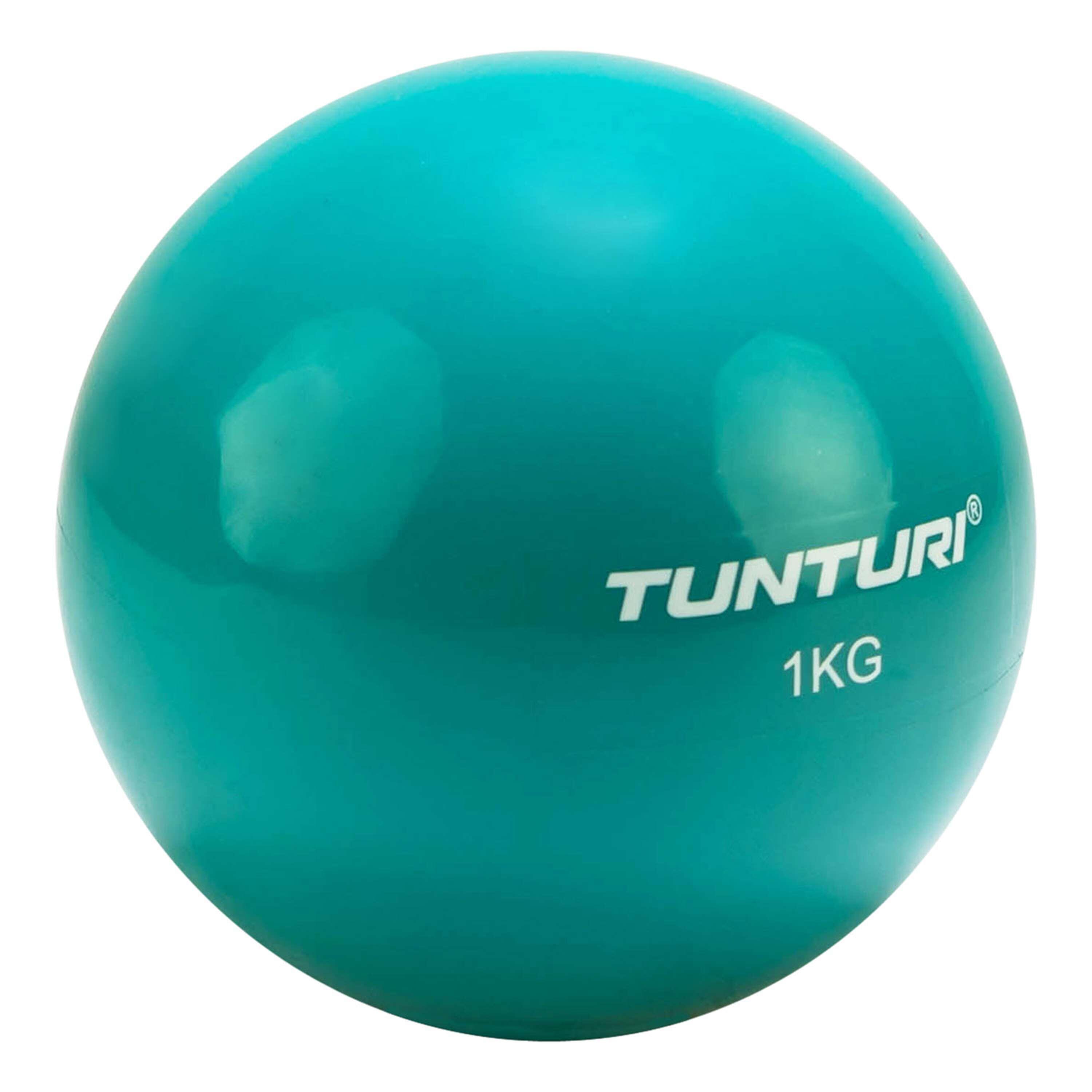 Tunturi Yoga and Pilates Toning Ball 1 kg Turquoise