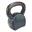 Vinyl Gusseisen Kettlebell 14 kg Grau