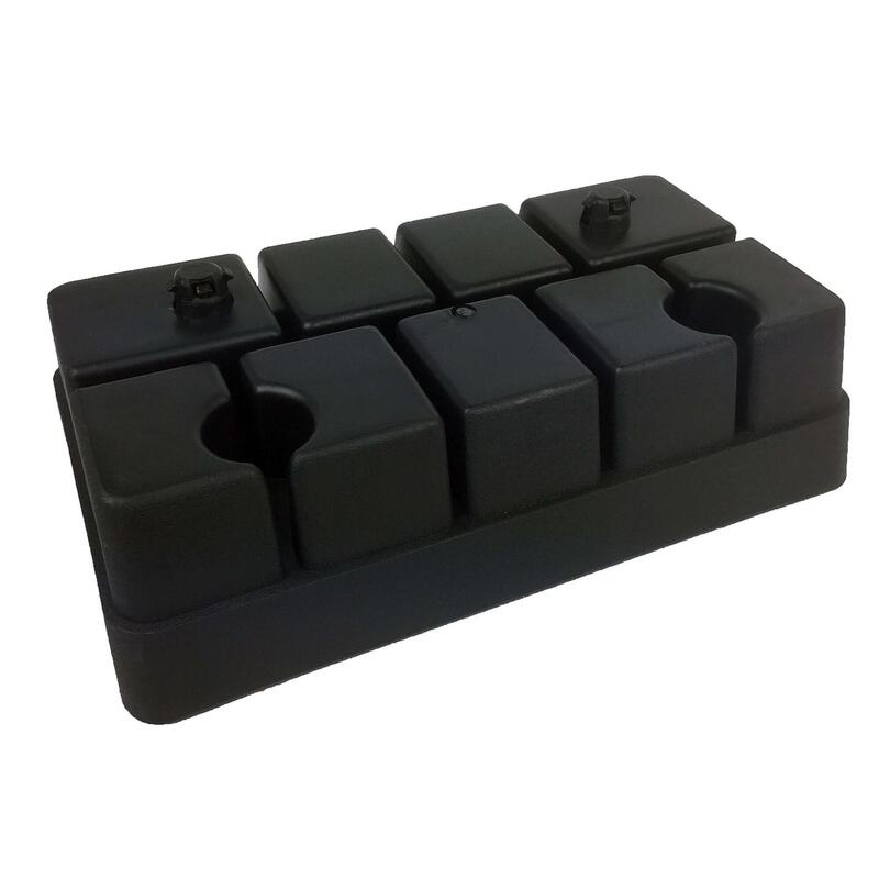 Set de blocs de rechange pour Aero Step (2 pièces) noir