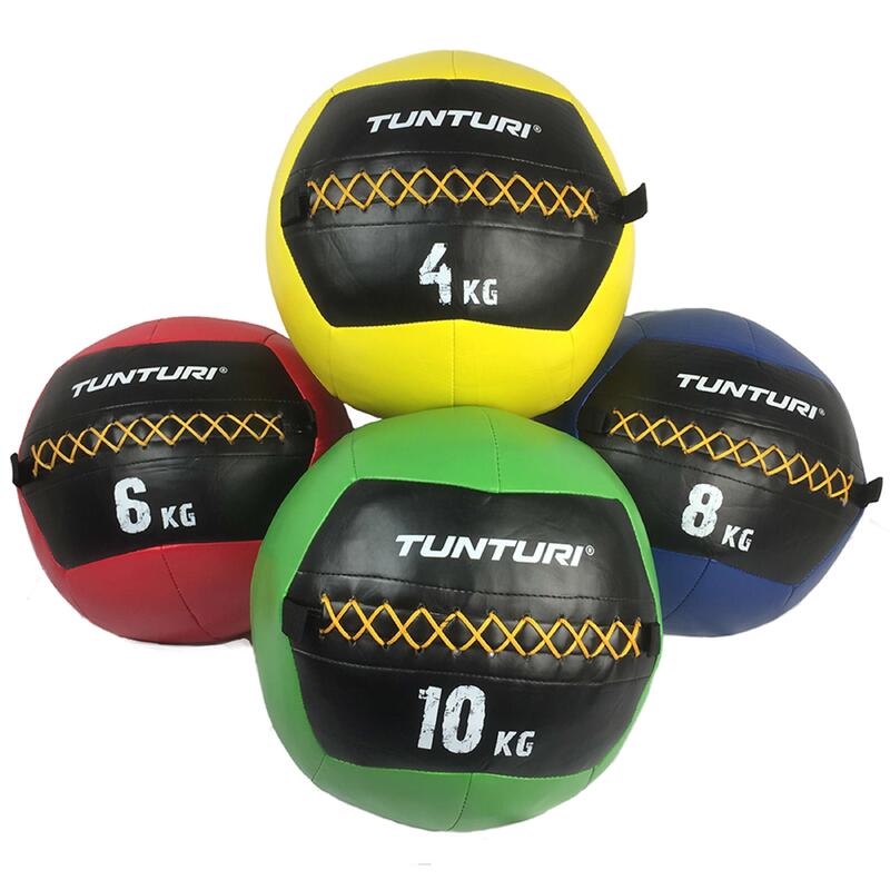 Tunturi Wall Balls Cross Training Wandbälle 10 kg Grün
