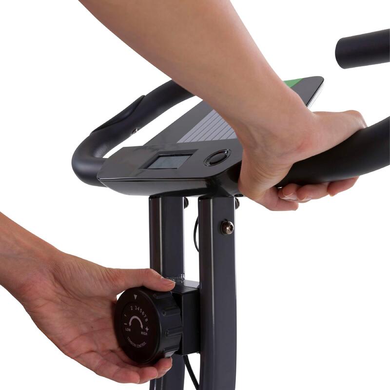 Cyclette - Pieghevole - 8 livelli di resistenza - Cycle trainer - Cardio Fit B20