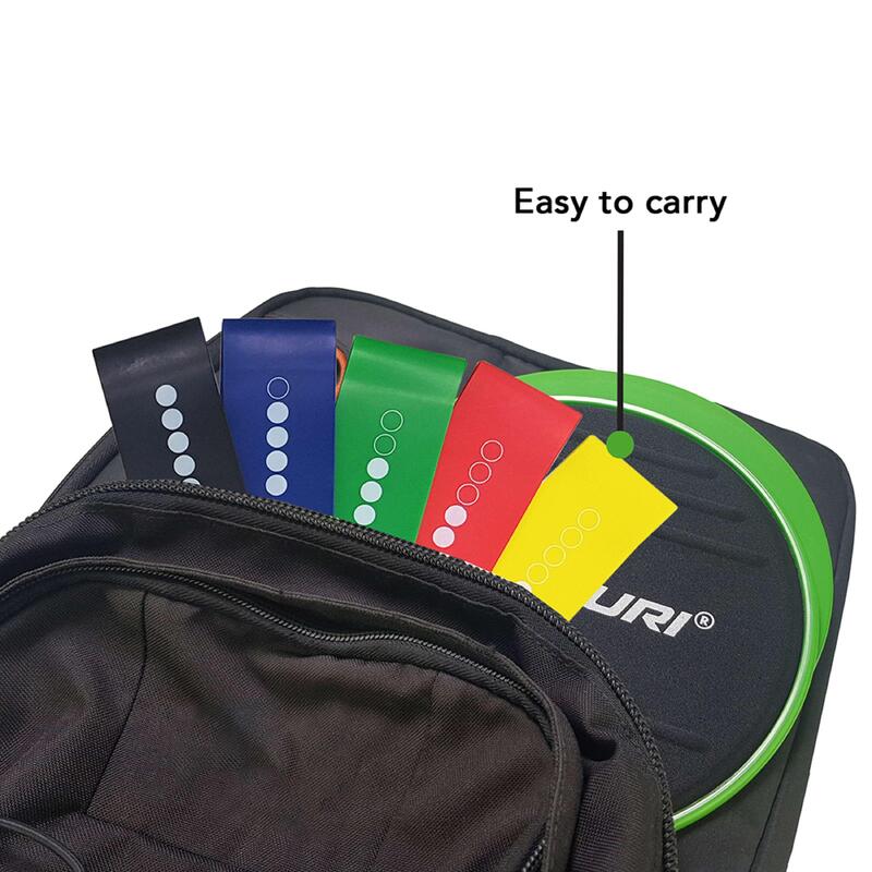 Resistance Band Set Weerstandsbanden Fitness elastiek Met Core Sliders TUNTURI