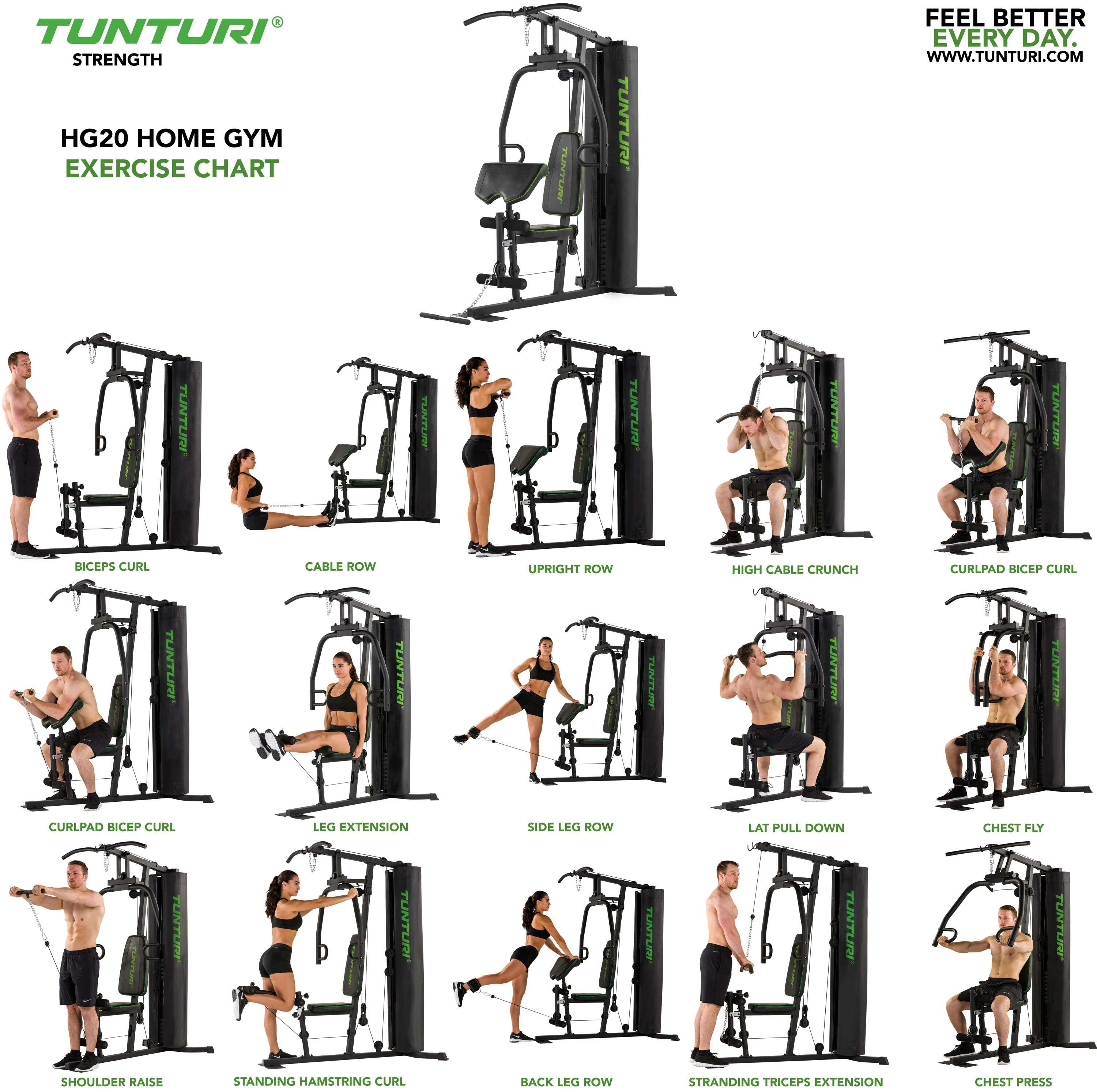 Station de musculation - Home Gym 60 kg avec Pupitre Biceps - HG20 2/8