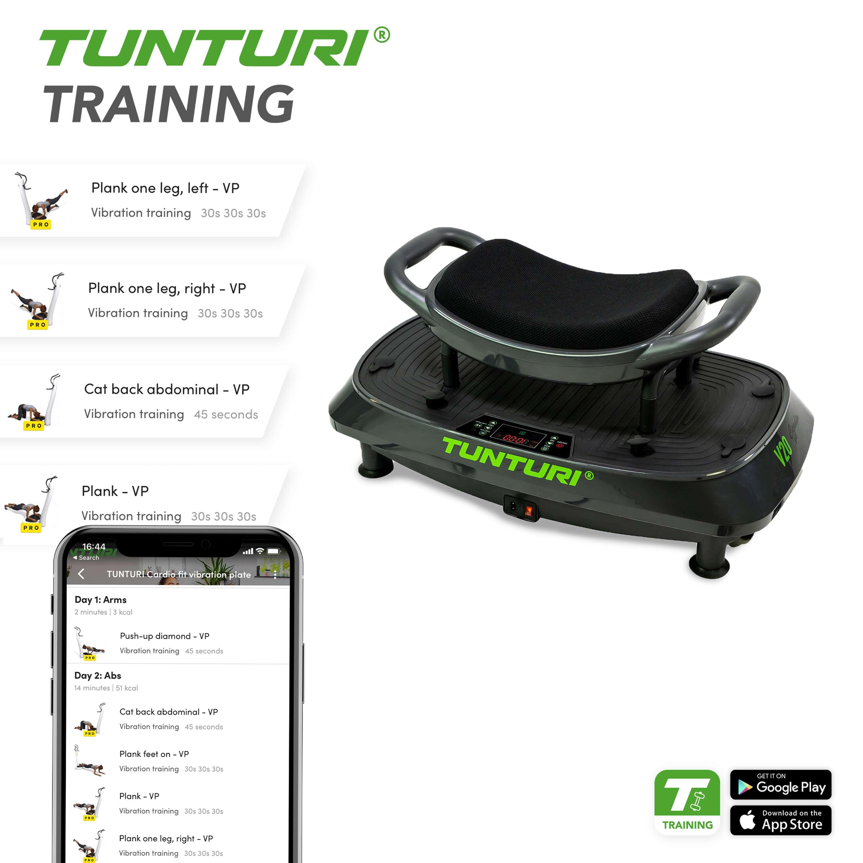 Tunturi Cardio Fit Vibrationsplatte V20