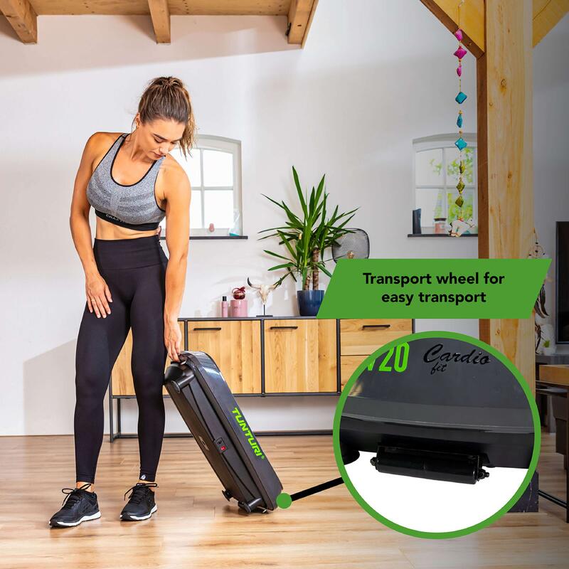 Tunturi Cardio Fit Vibrationsplatte V20 Schwarz