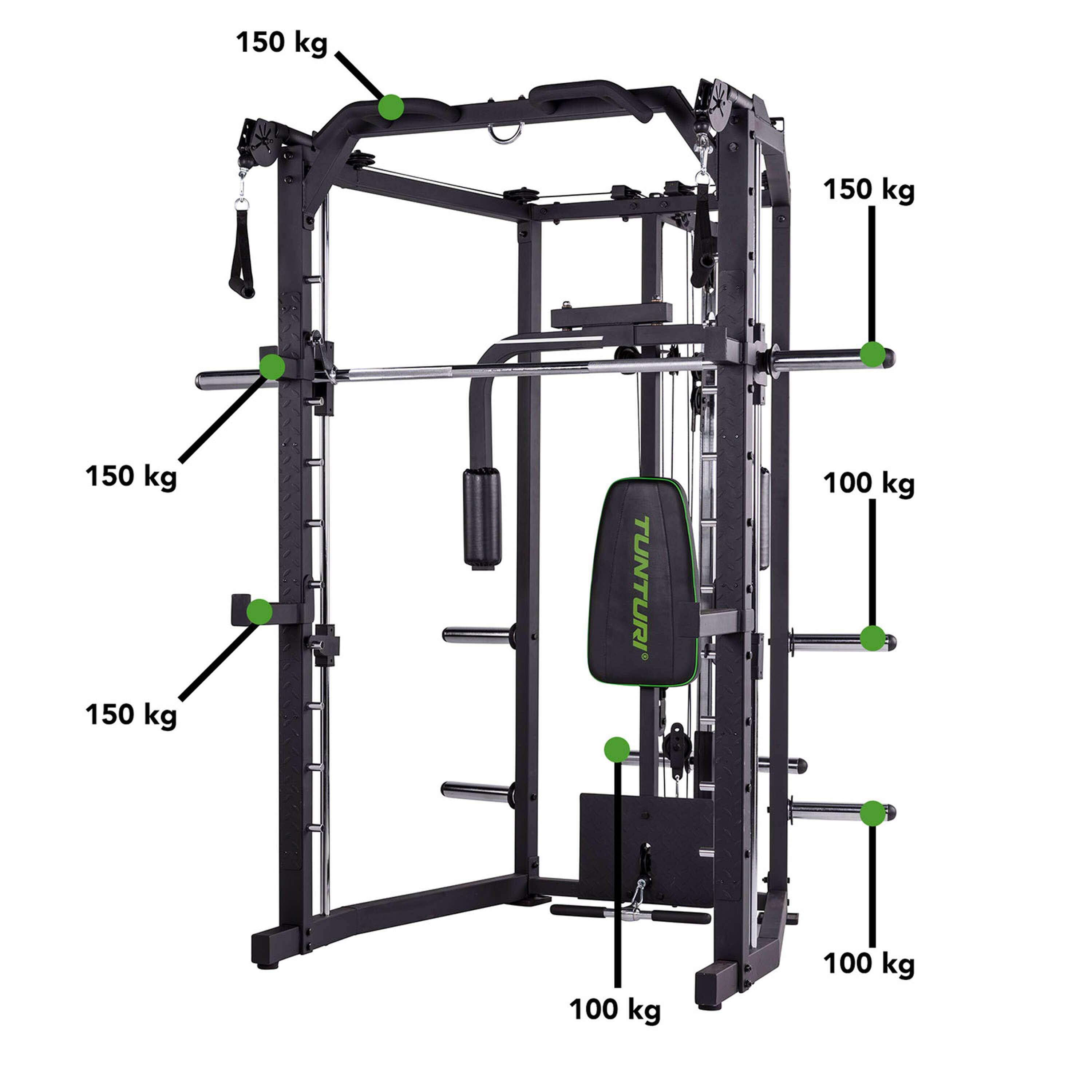 Tunturi SM80 Multipower Deluxe 5/7