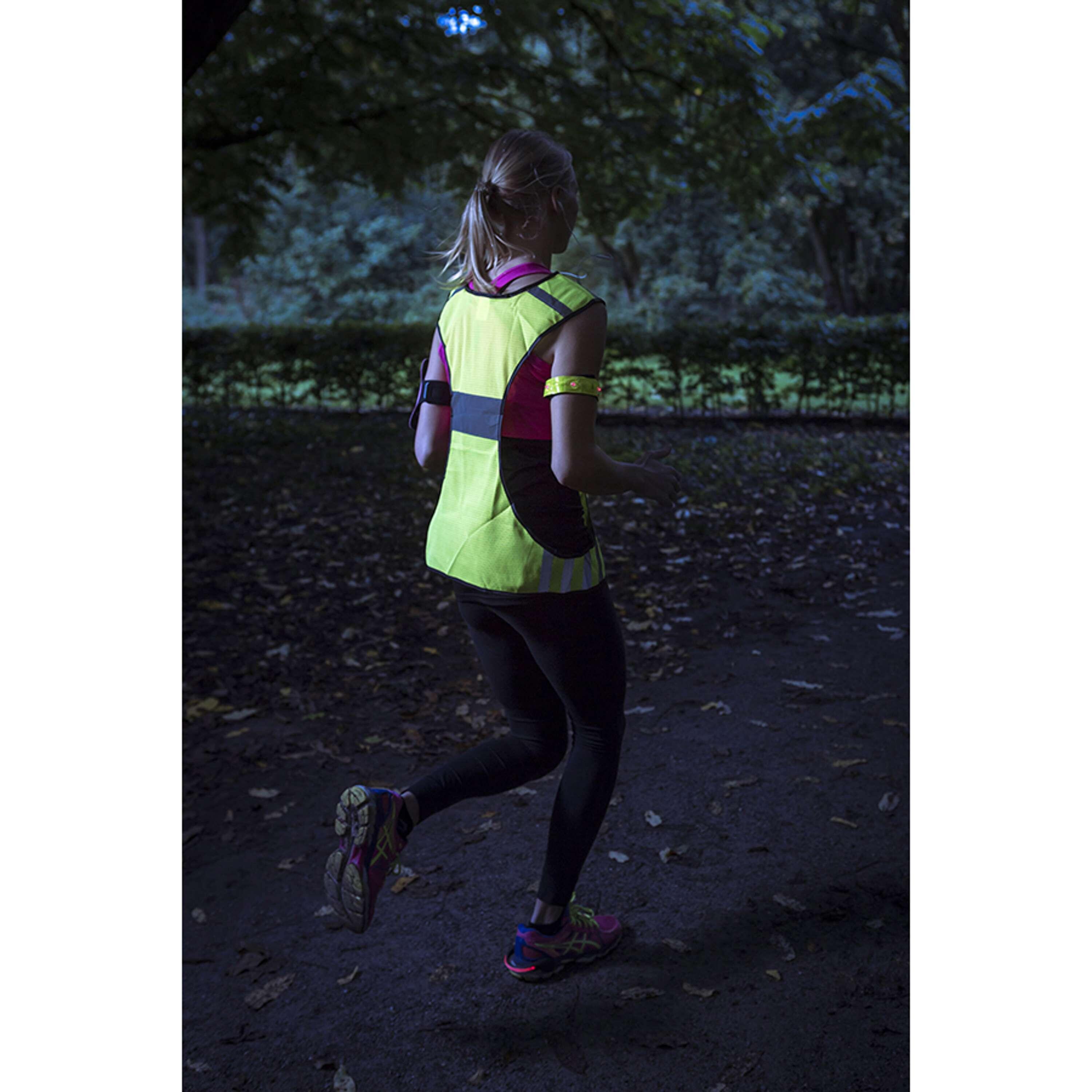 Clip chaussure running éclairage LED - Rouge 2/8