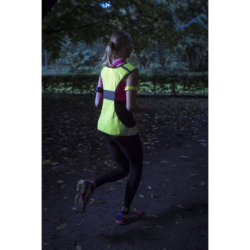 Veste running sécurité réflechissante  X-shape M jaune fluo