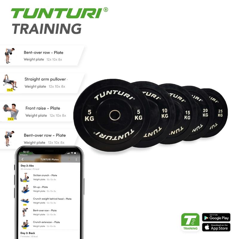 Disco Tunturi Bumper Peso: 25kg