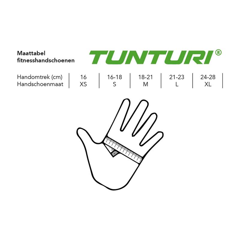 Tunturi Krafttraining-Handschuhe “Pro Gel“ Schwarz L