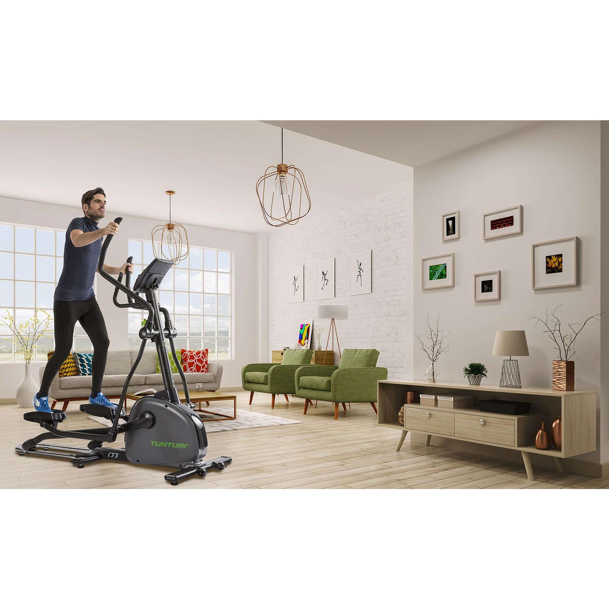 Tunturi Crosstrainer C50 Performance - Bluetooth Ellipsentrainer Mit 32 Stufen