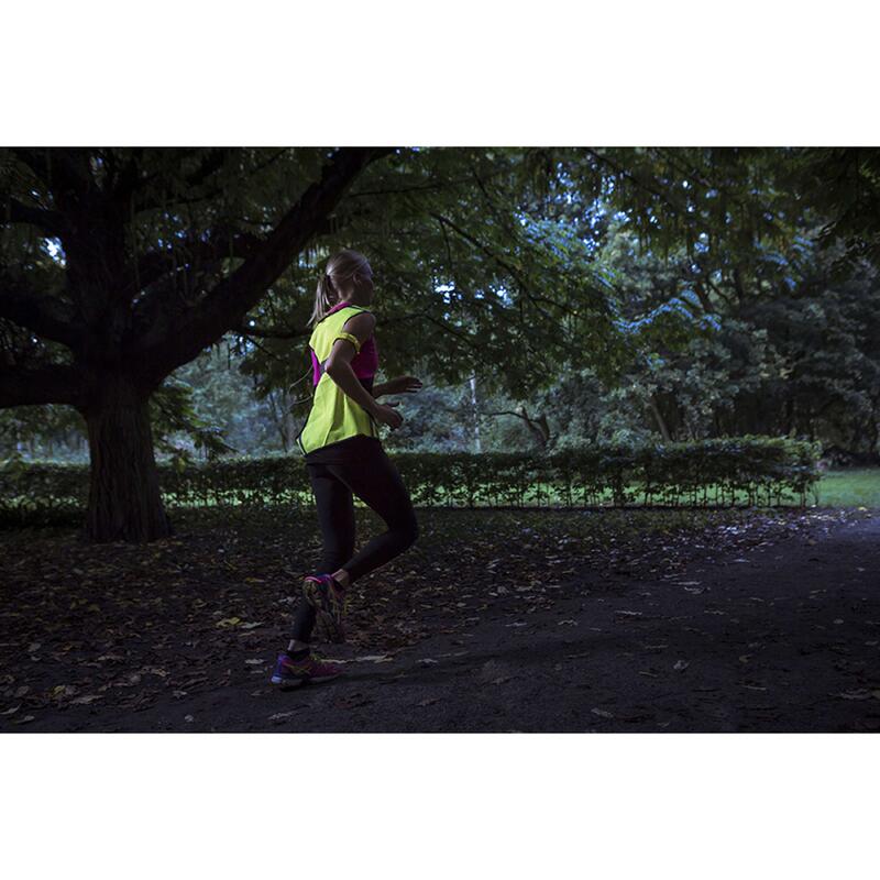 Veste running sécurité réflechissante  X-shape S jaune fluo