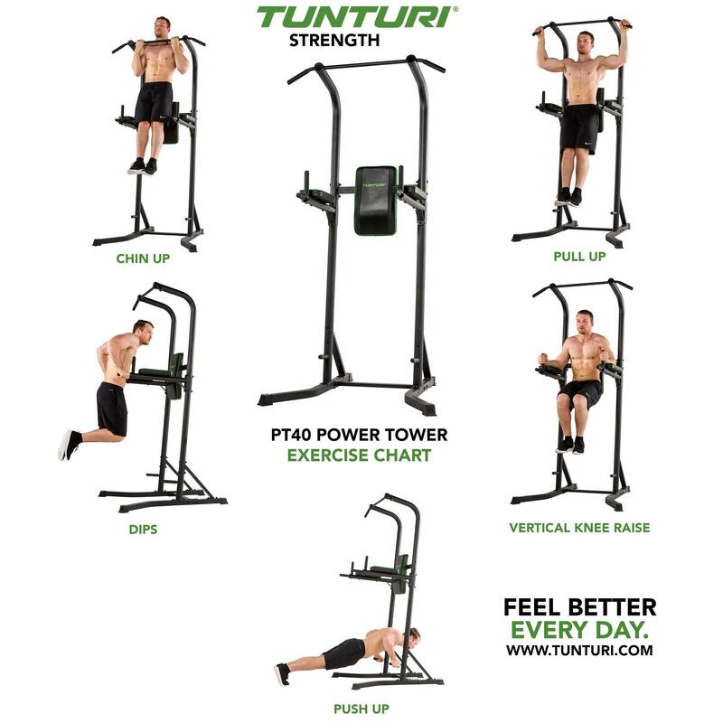 PT40 Power Tower - Pull up station - Dip station - Chin Up