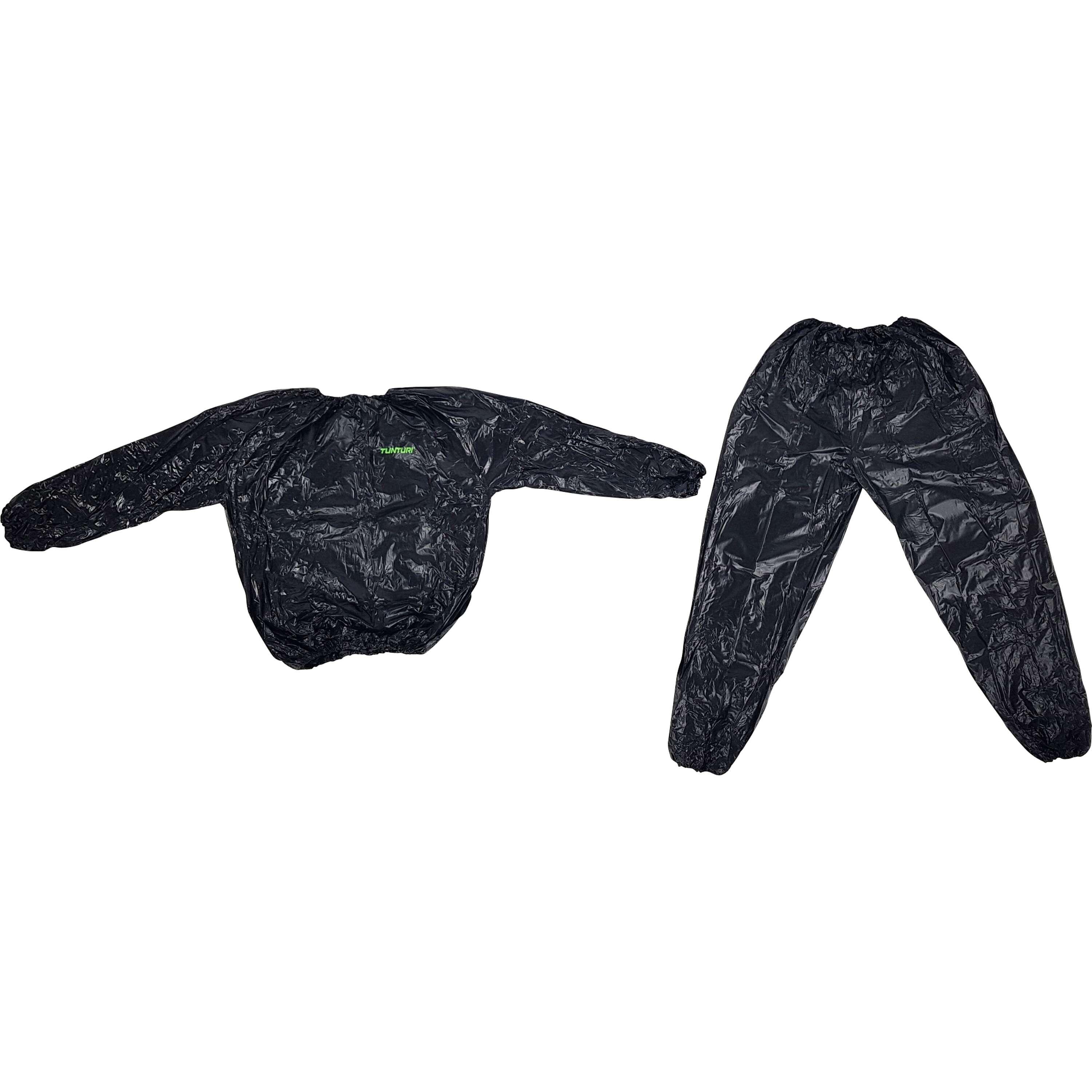 Tunturi Sauna Schwitzanzug Schwarz Schwarz L 6/7