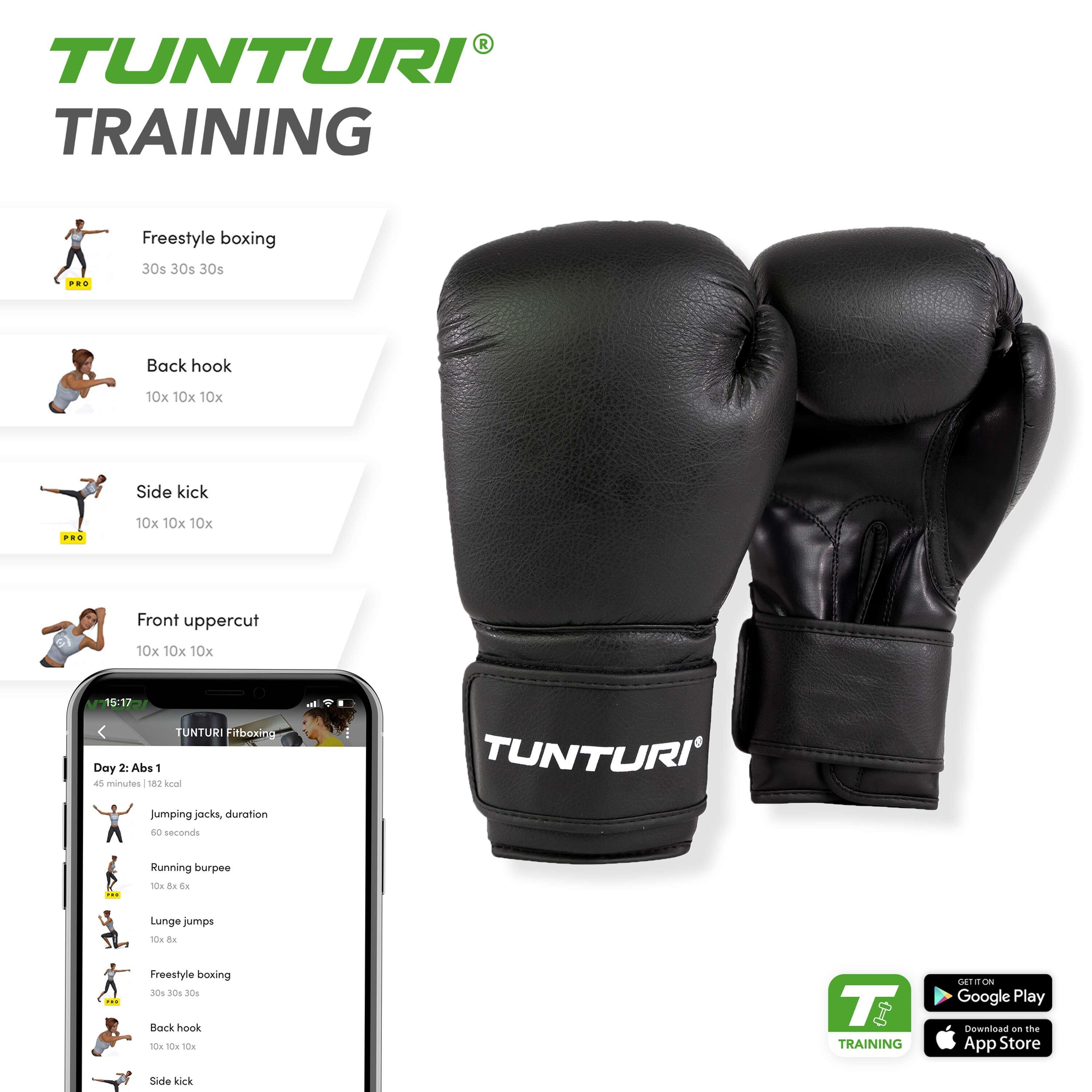 Guantoni da boxe Tunturi Allround neri imbottiti 4/7