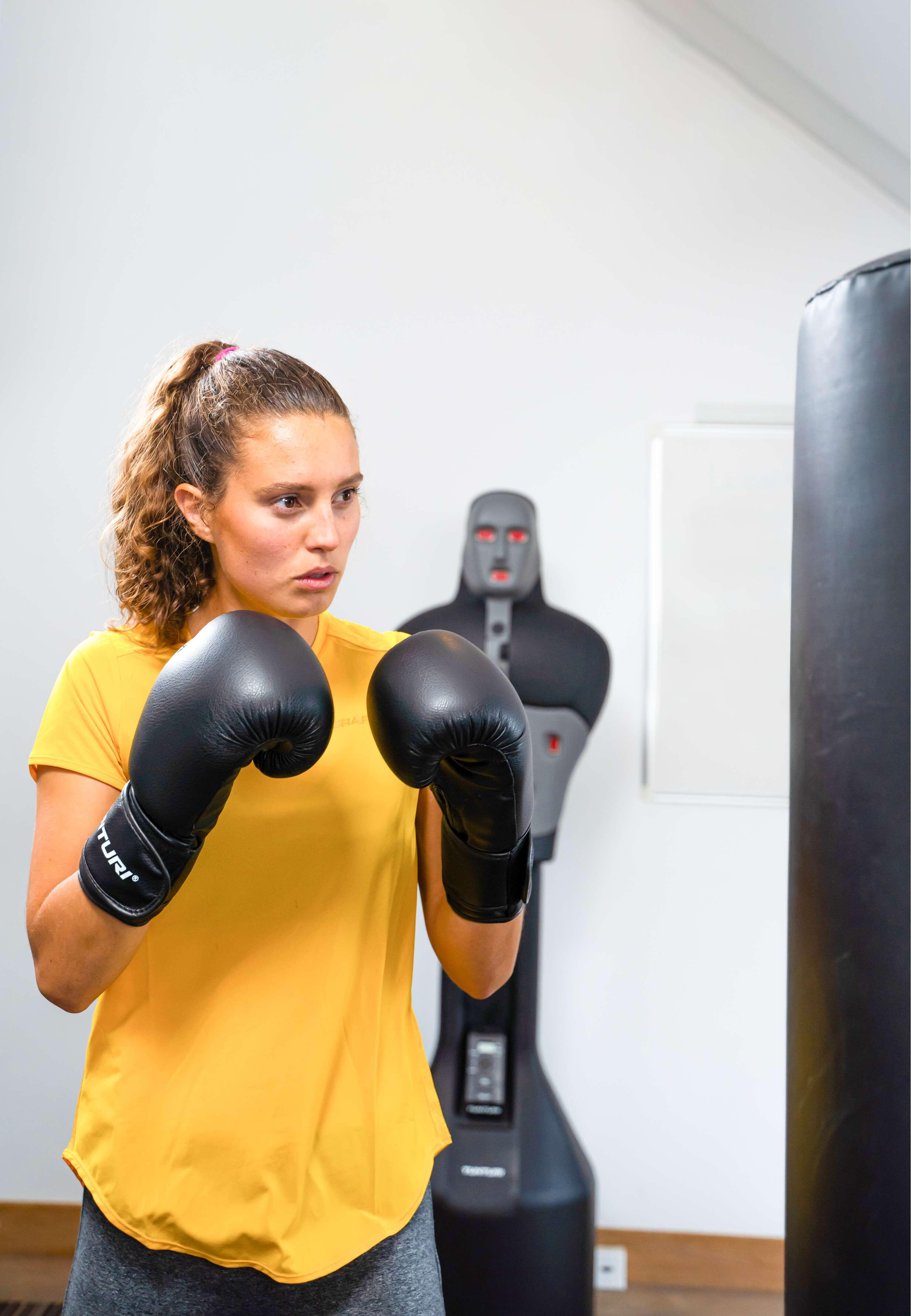 Guantoni da boxe Tunturi Allround neri imbottiti 2/7