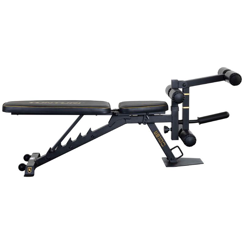Banc De Musculation Multifonction Wiltec - Charge Max 230 Kg, Support Haltères, Inclinable