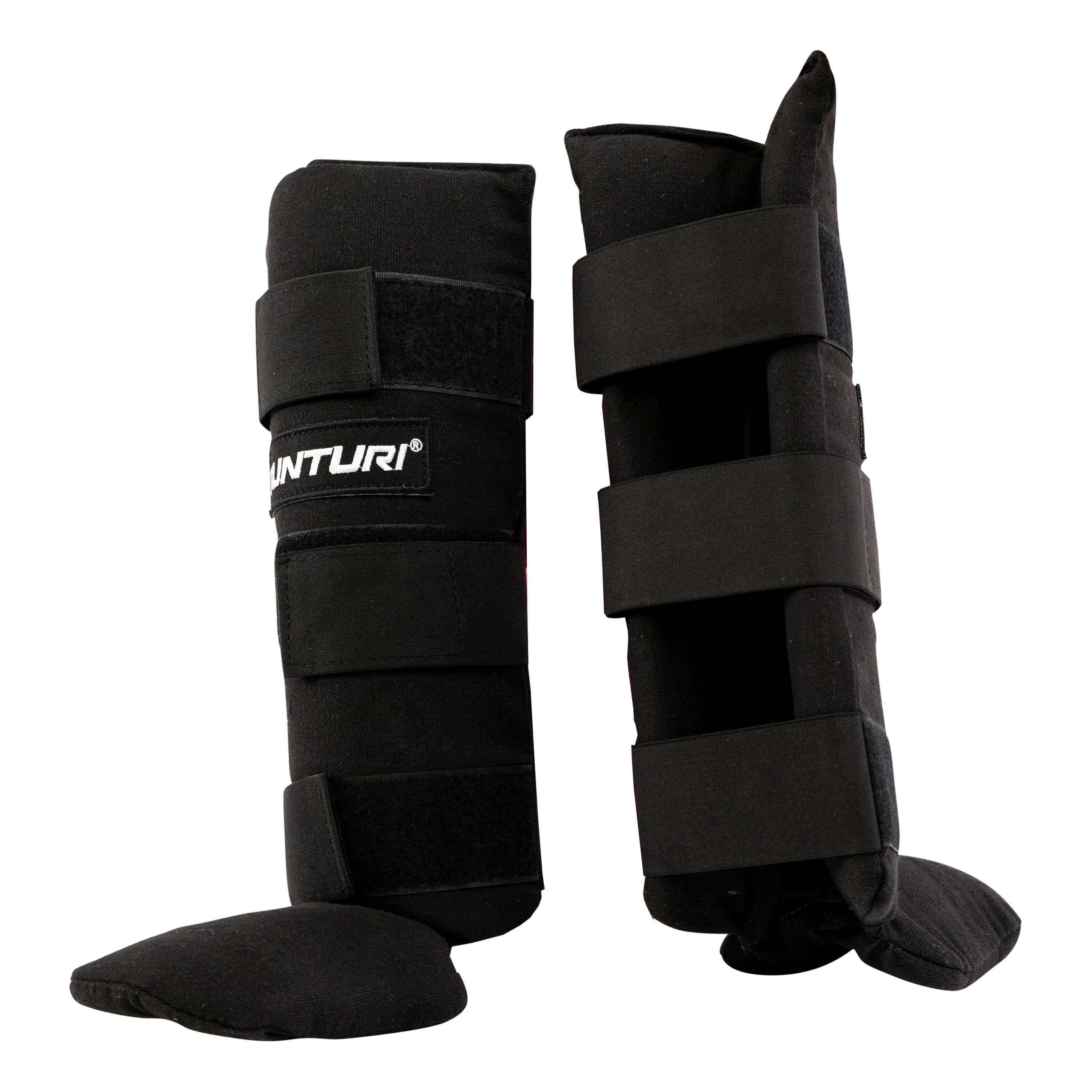 Tunturi Allround Padded Shin Guards Black XXL 5/7