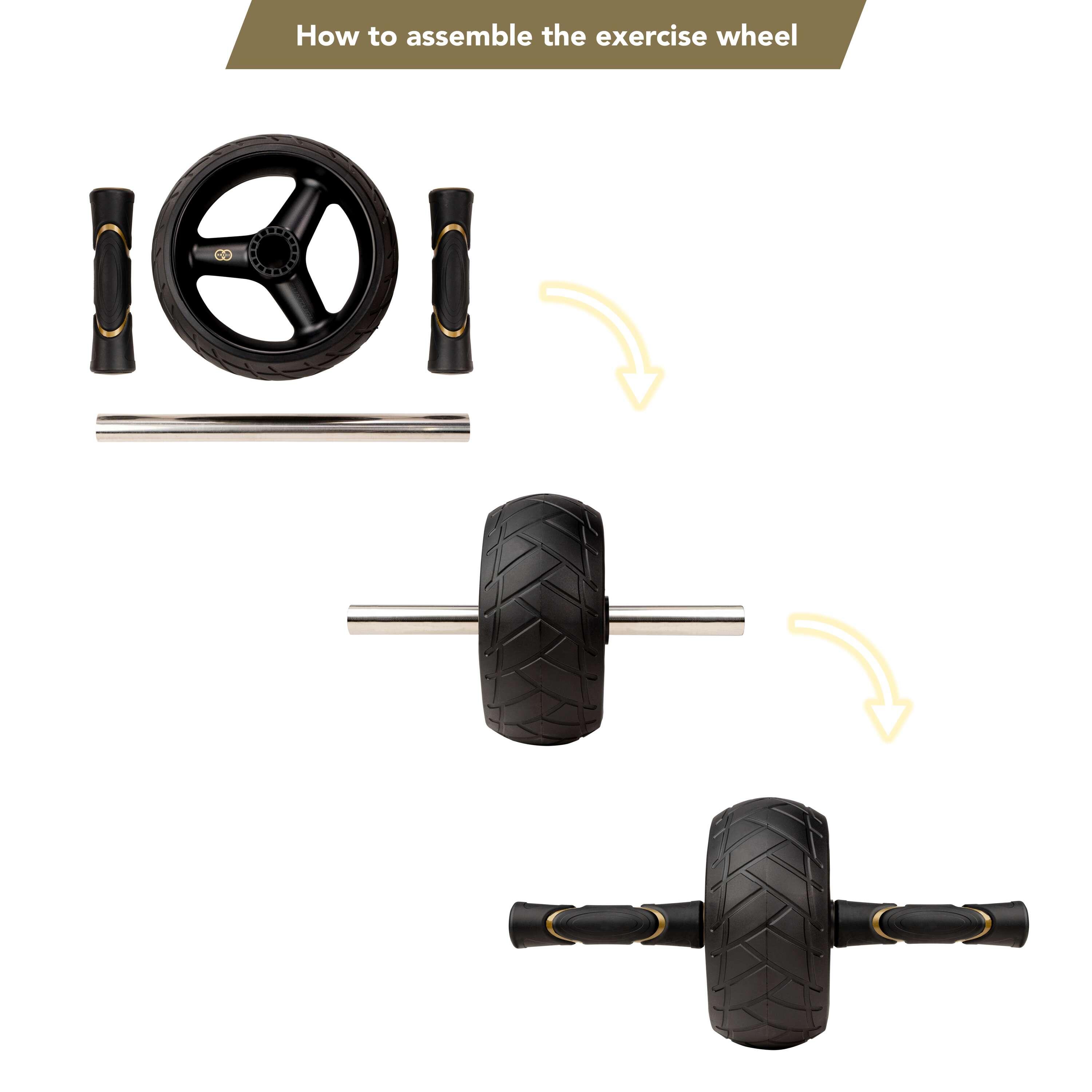Rueda para Abdominales Entrenador Tunturi Centuri 3/6