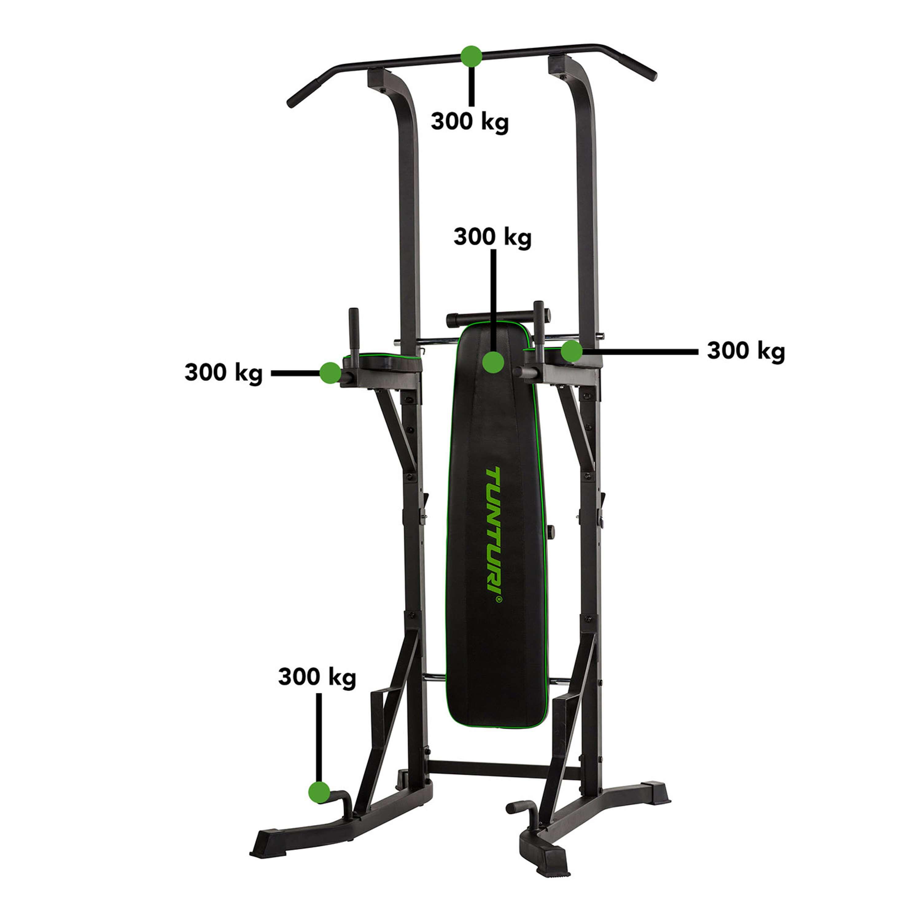 Kraftstation - Power Tower PT60 - Pull up Station - Dip Station - Hantelbank 7/7