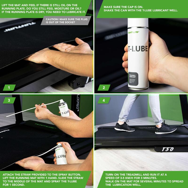 Tunturi treadmill lubricant - treadmill oil - incl. spray tube - 200ml