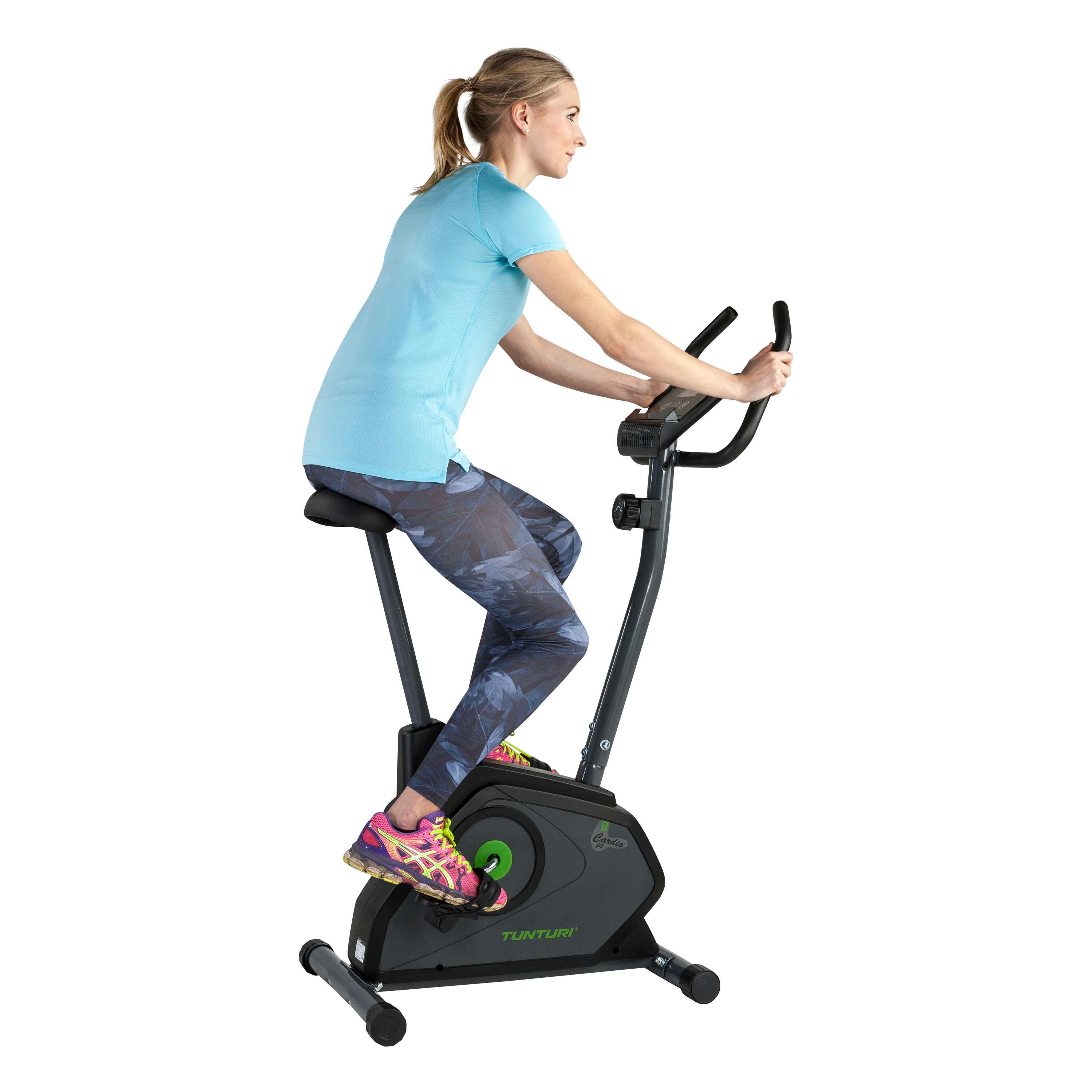 Hometrainer - 8 weerstandsniveaus - Transportwielen - Cardio Fit B30 3/8