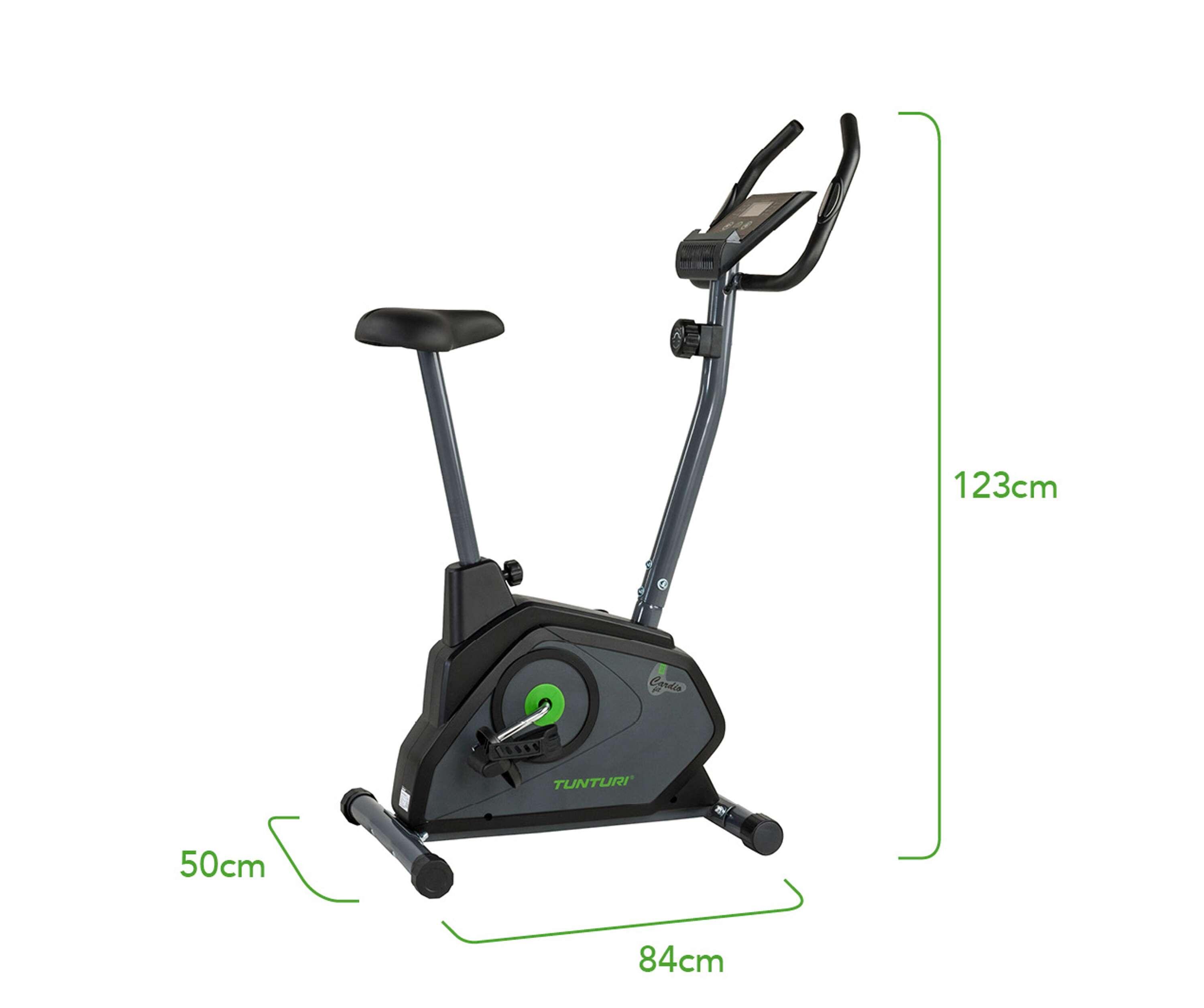 Hometrainer - 8 weerstandsniveaus - Transportwielen - Cardio Fit B30 5/8
