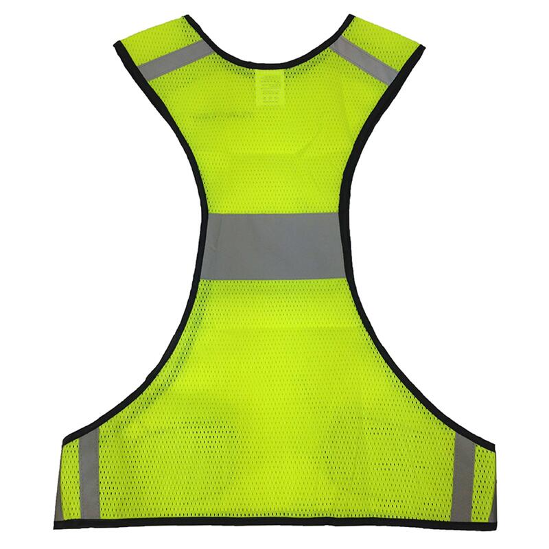 Veste running sécurité réflechissante  X-shape M jaune fluo
