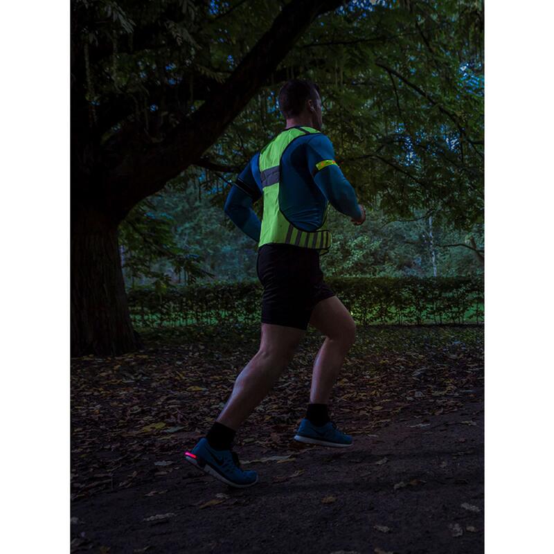 Veste running sécurité réflechissante  X-shape S jaune fluo