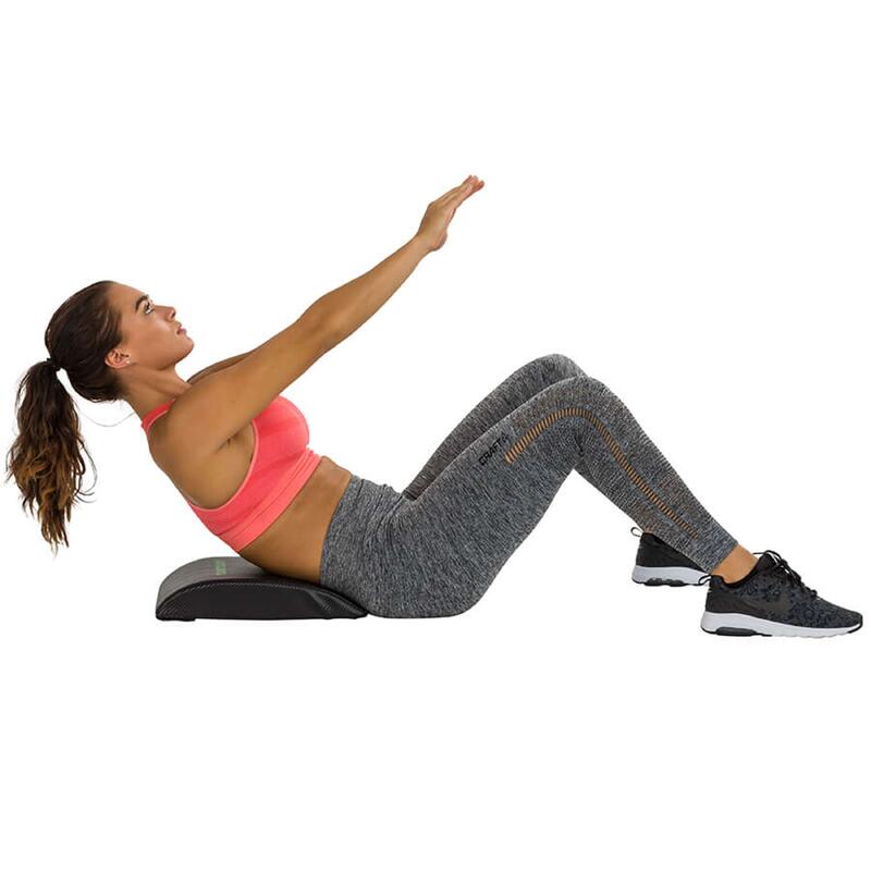 Tunturi Ab Core Exercise Mat - Übungsmatte für Bauch und Rücken Schwarz