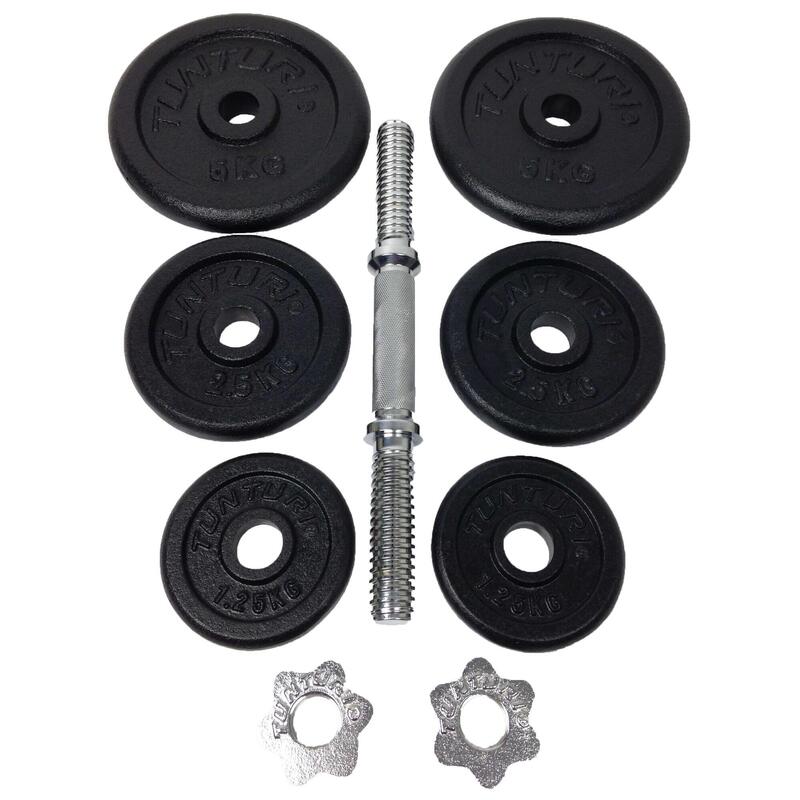 Dumbbellset 20kg, with 1 Bar Screw