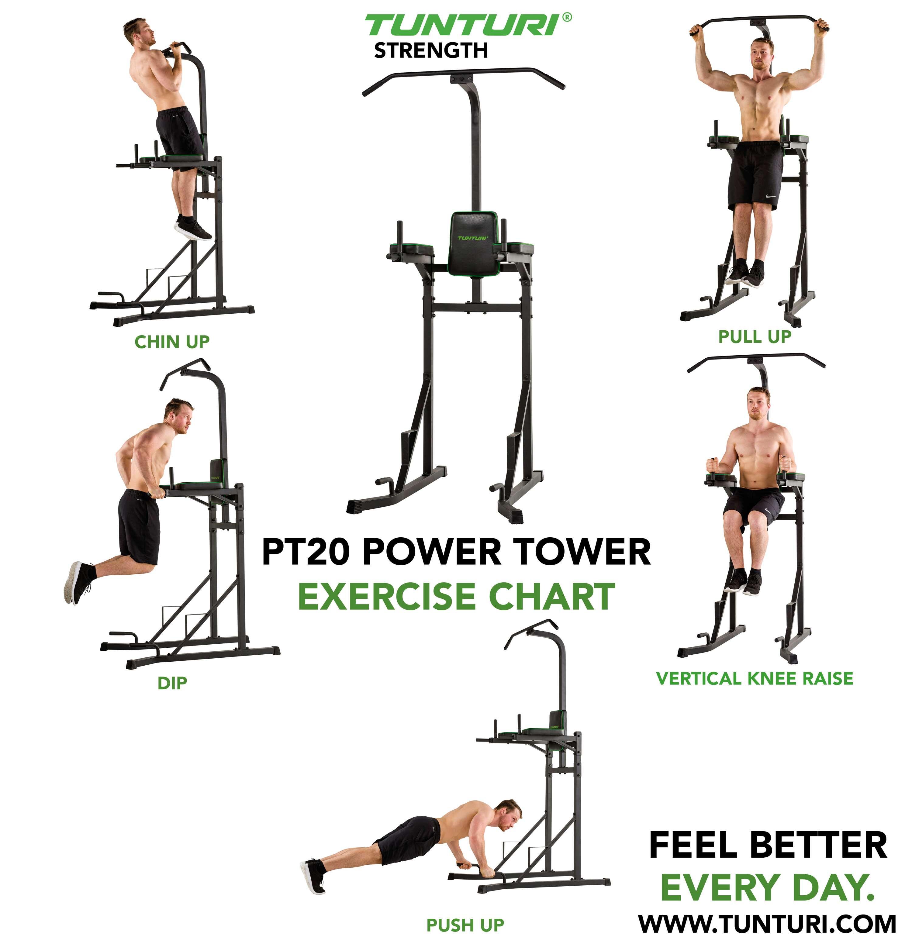 Kraftstation - Power Tower PT20 - Pull up Station - Dip Station 3/6