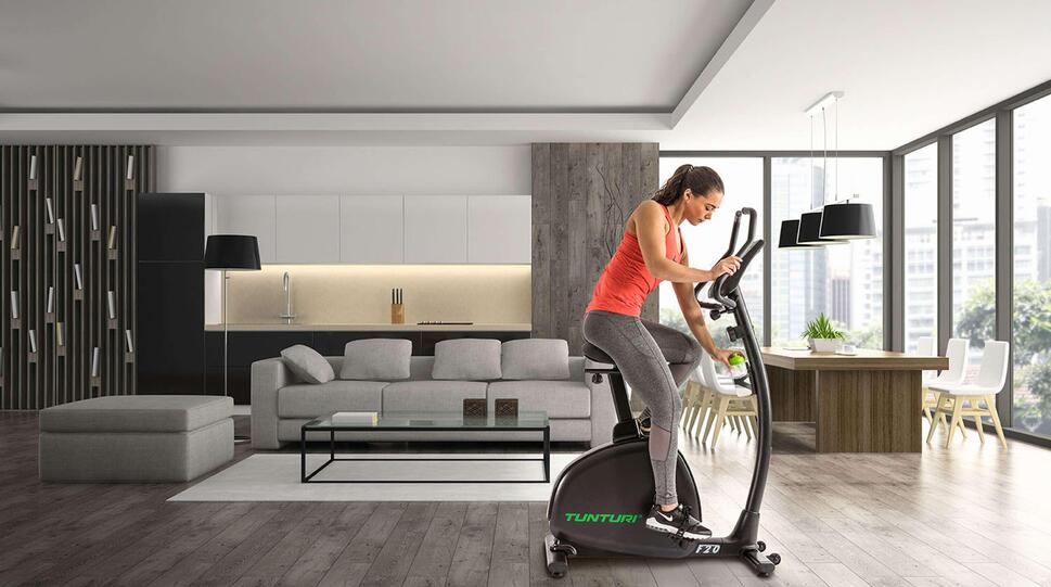 Rower Treningowy - CompetenceF20 - Fitness i cardio - Ekran LCD