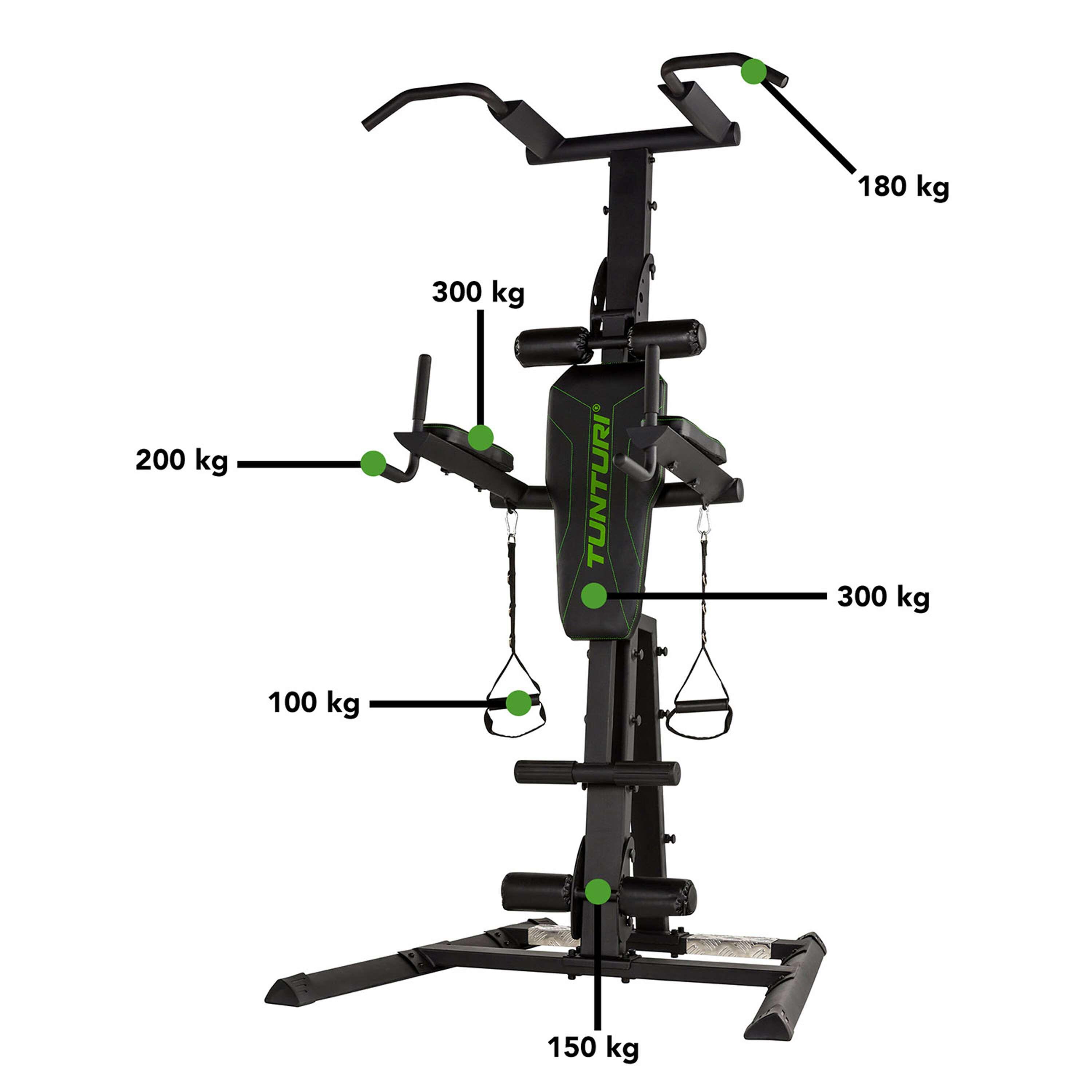 Power Tower PT80 - Pull up station - Dip station - Sit up 7/7