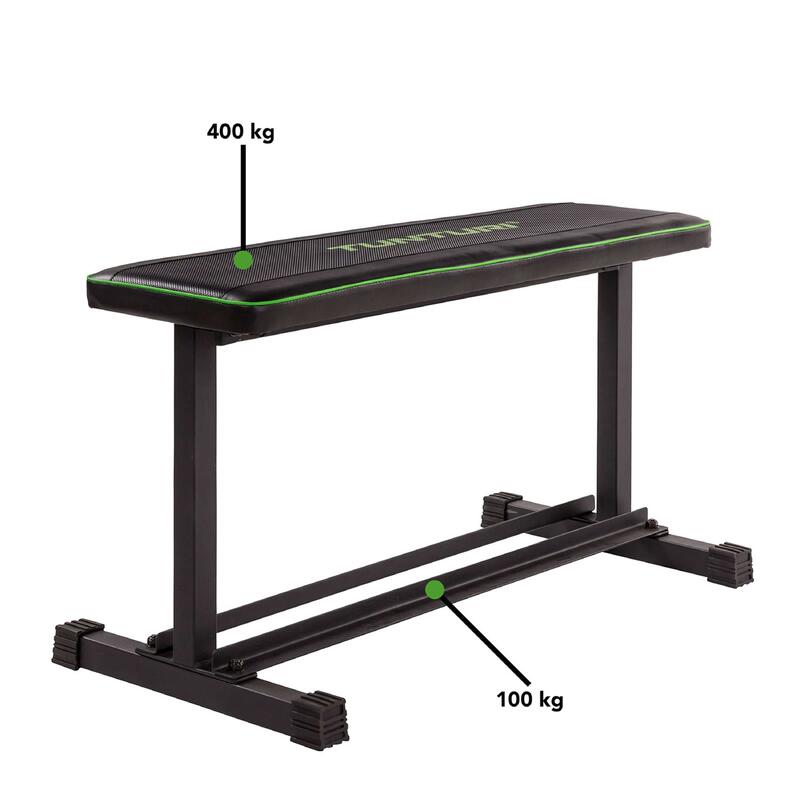 Vlakke Halterbank FB20 - Flat Bench - Fitnessbank - Trainingsbank