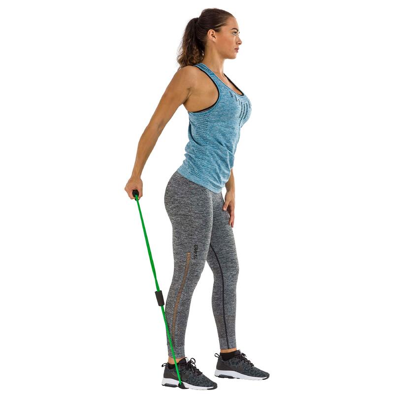 3er Set Fitnessbänder mit Griffen - 140 cm 40 cm 20 cm - Widerstandbänder